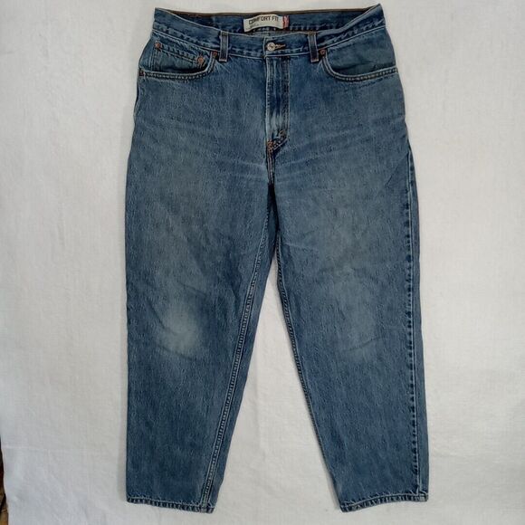 Levi's 560 Blue Jeans Men's Size 34x30 Fade Distress